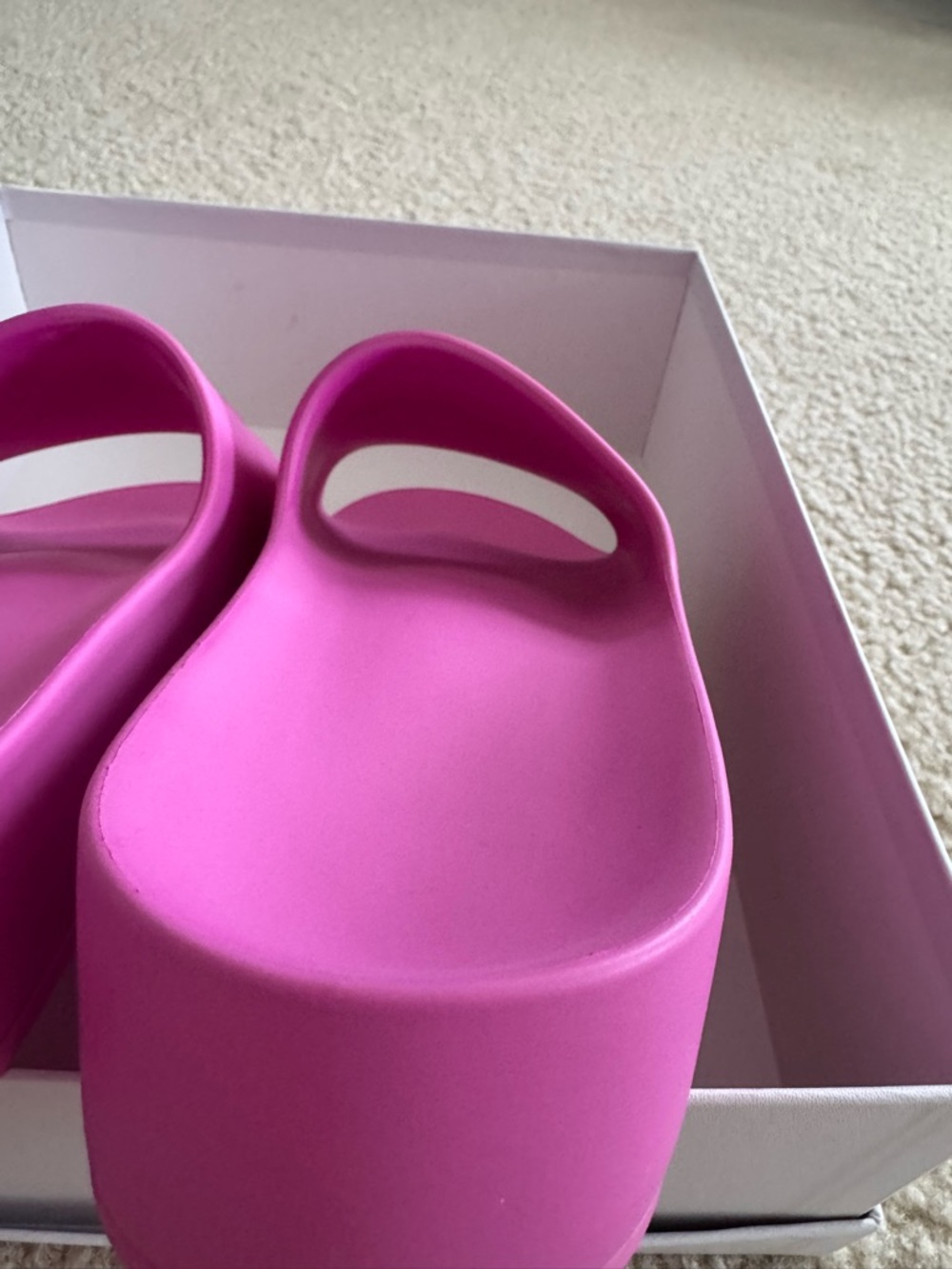 Brand New Balenciaga Platform Rubber Logo Slides Hot Pink Size 41 / US 10 - Picture 11 of 13